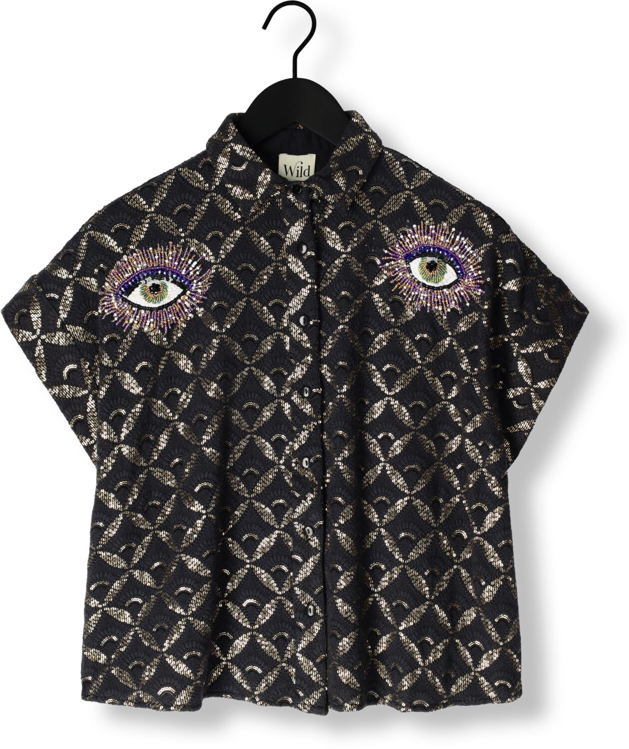 WILD Dames Blouses Edith Zwart