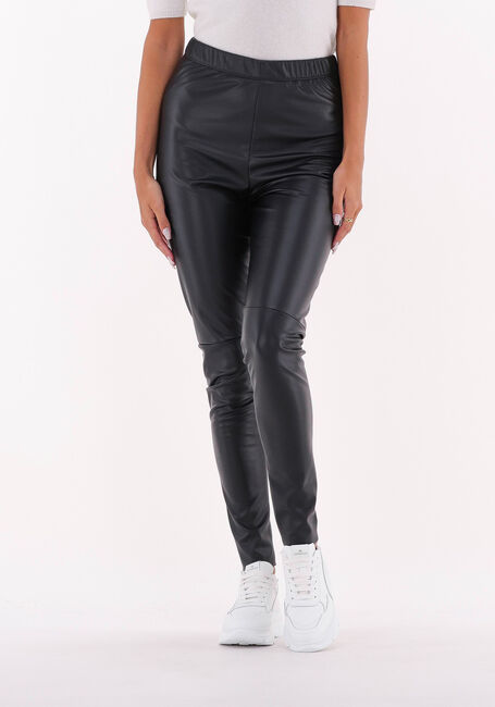 Zwarte PENN & INK Legging TROUSERS LEATHERLOOK - large