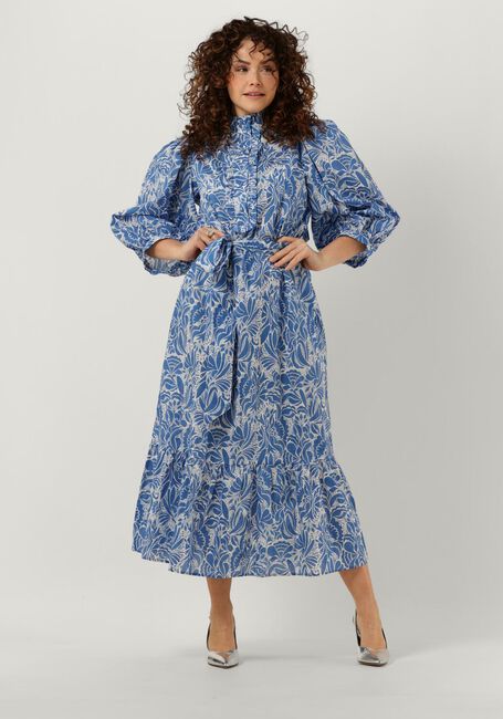 Lichtblauwe DEA KUDIBAL Maxi jurk MY NS (CO) - large