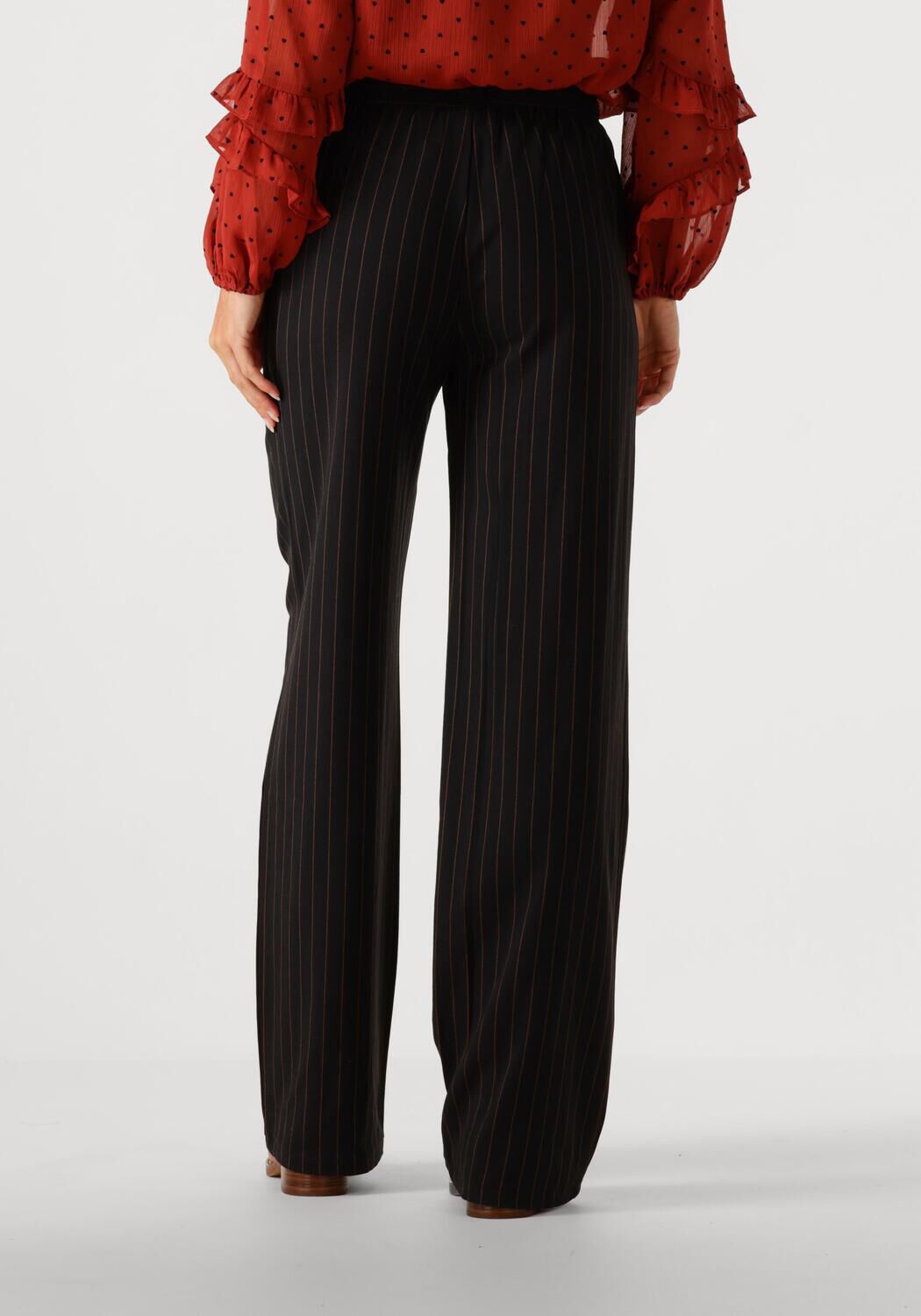 YDENCE Dames Broeken Pants Berber Zwart