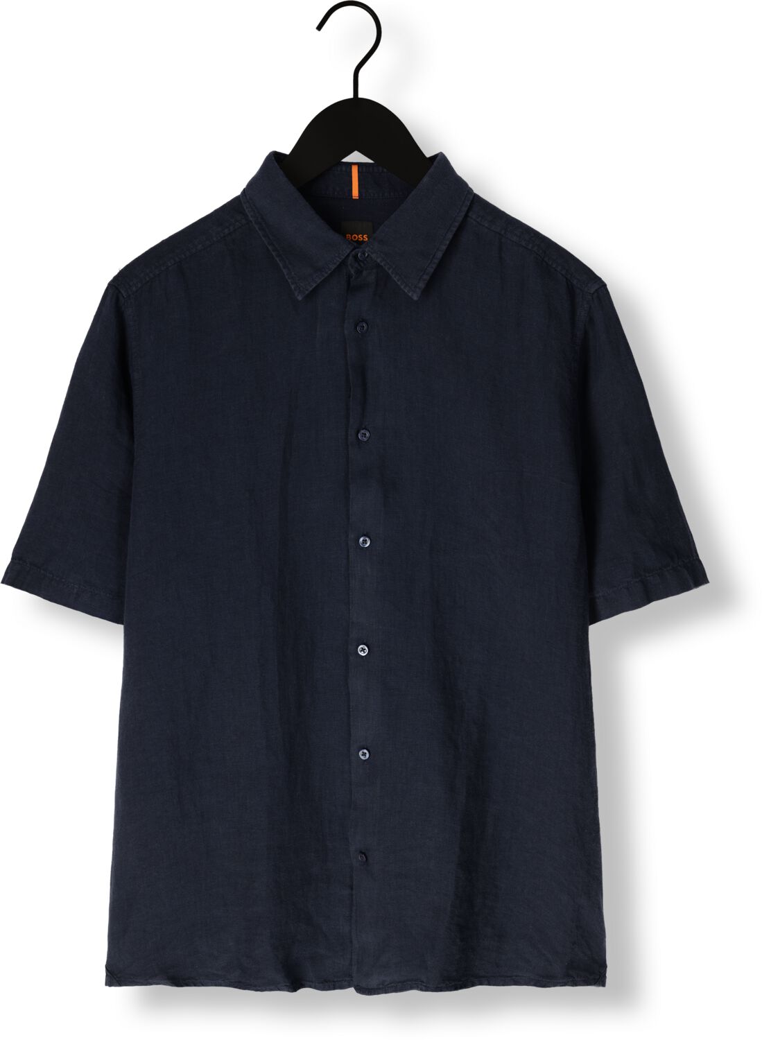BOSS ORANGE Heren Overhemden Rash_2 Donkerblauw