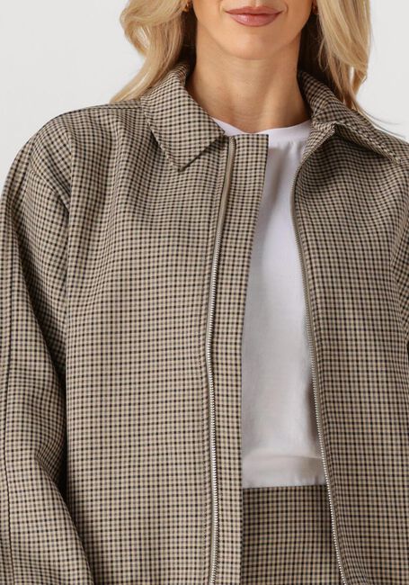 Beige CATWALK JUNKIE Jack CHECK BOMBER - large