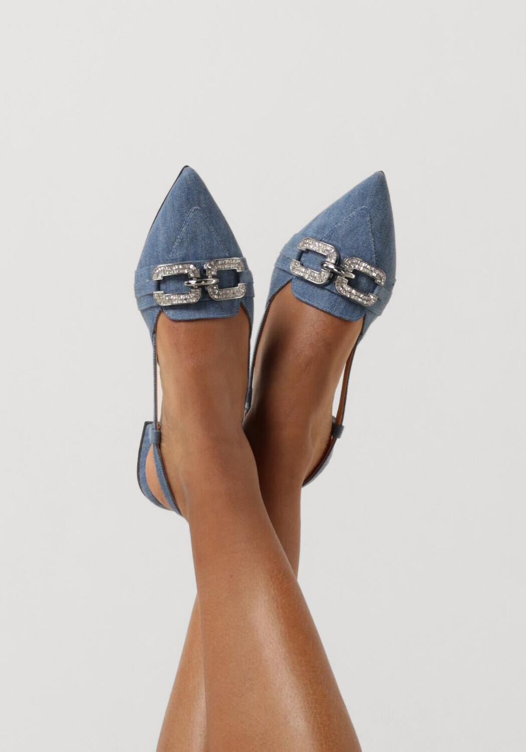 Blauwe NOTRE-V Slingbacks 12242 - large