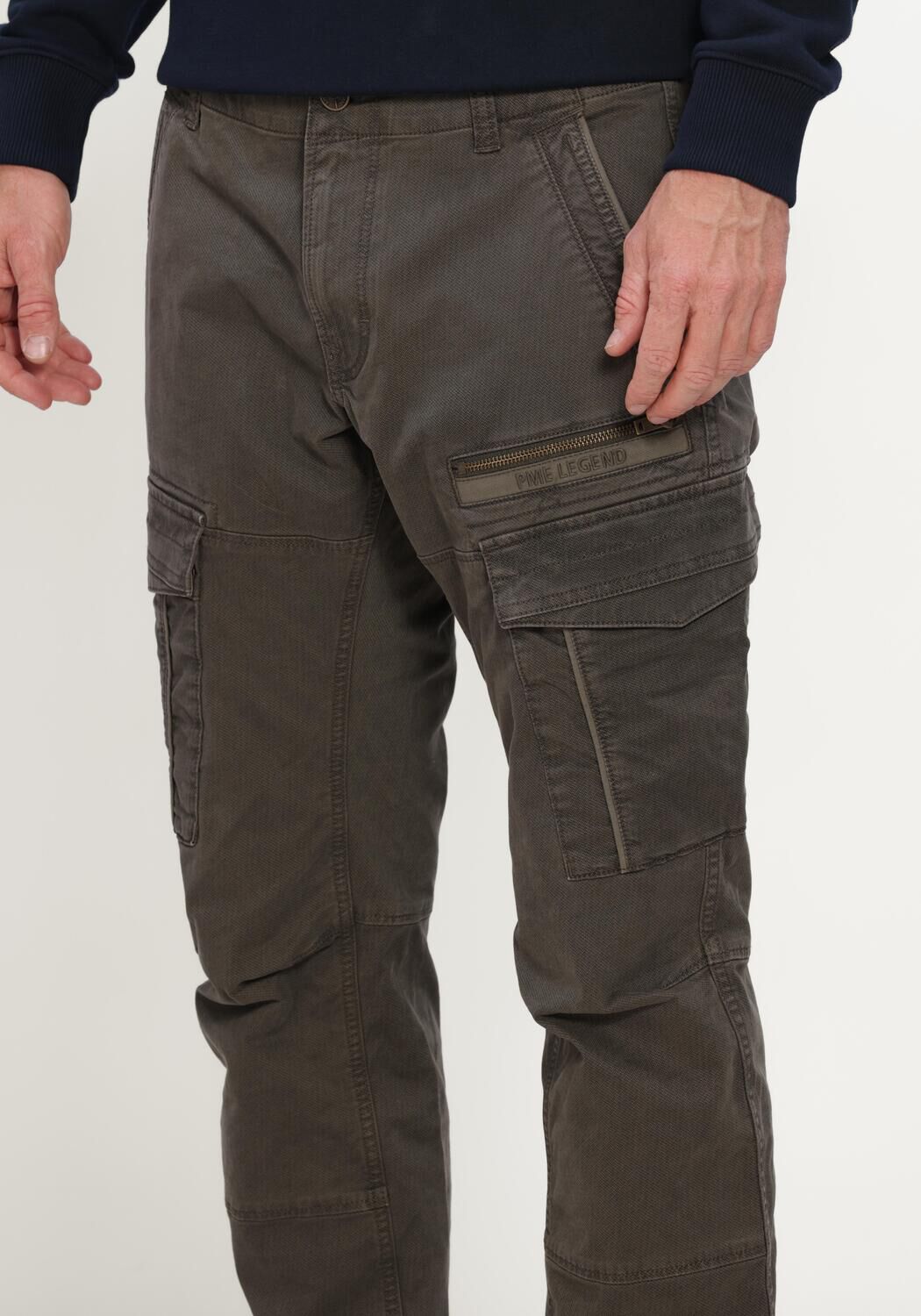Khaki PME LEGEND Cargobroeken NORDROP CARGO 3.0 MICRO ALLOVER PRINT - large
