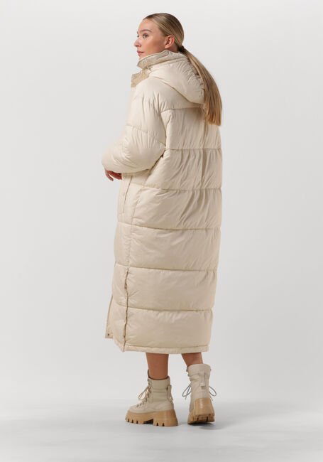 Gebroken wit NOTRE-V Gewatteerde jas PUFFER LONG - large