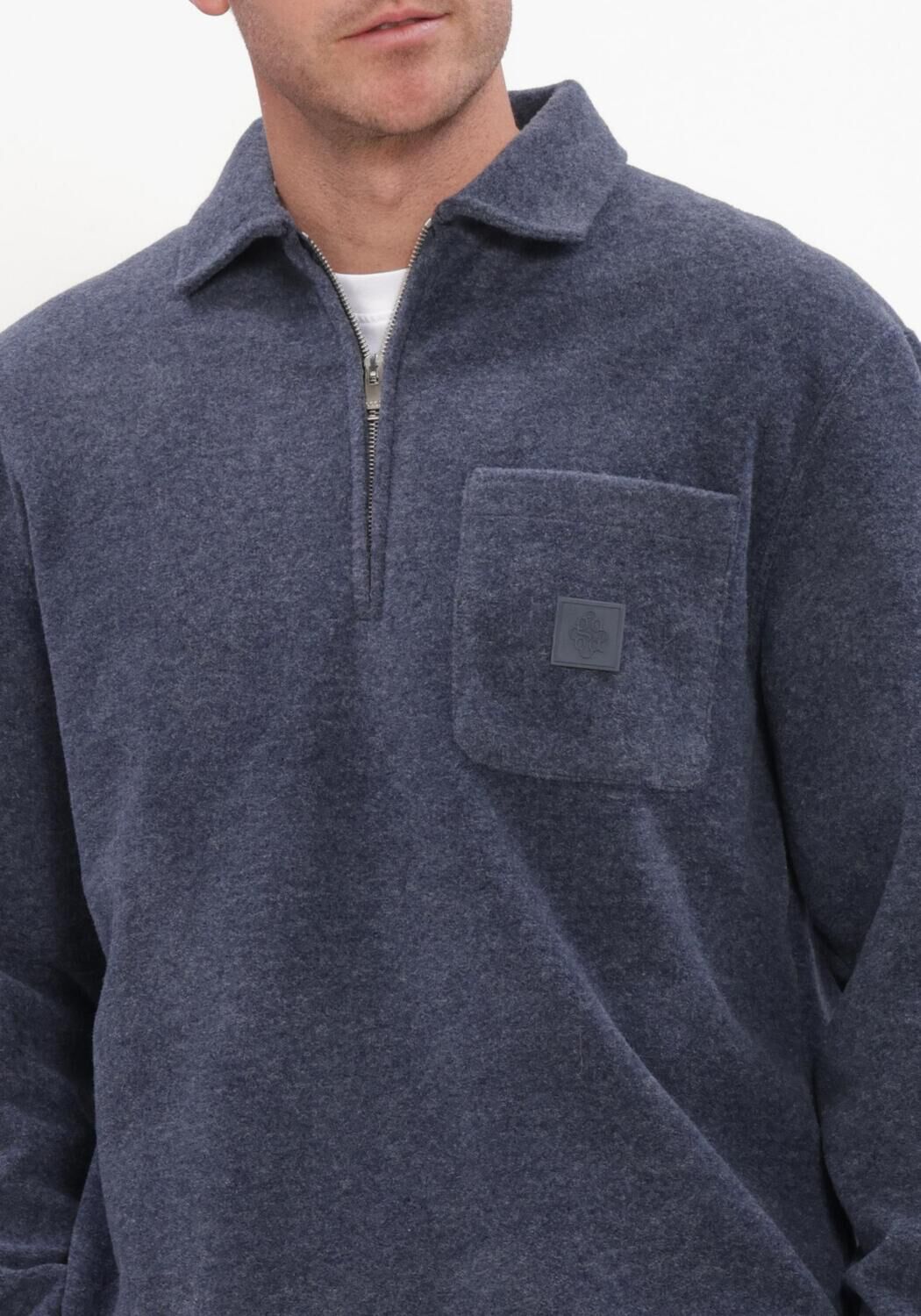 Donkerblauwe THE GOODPEOPLE Trui LEO - large