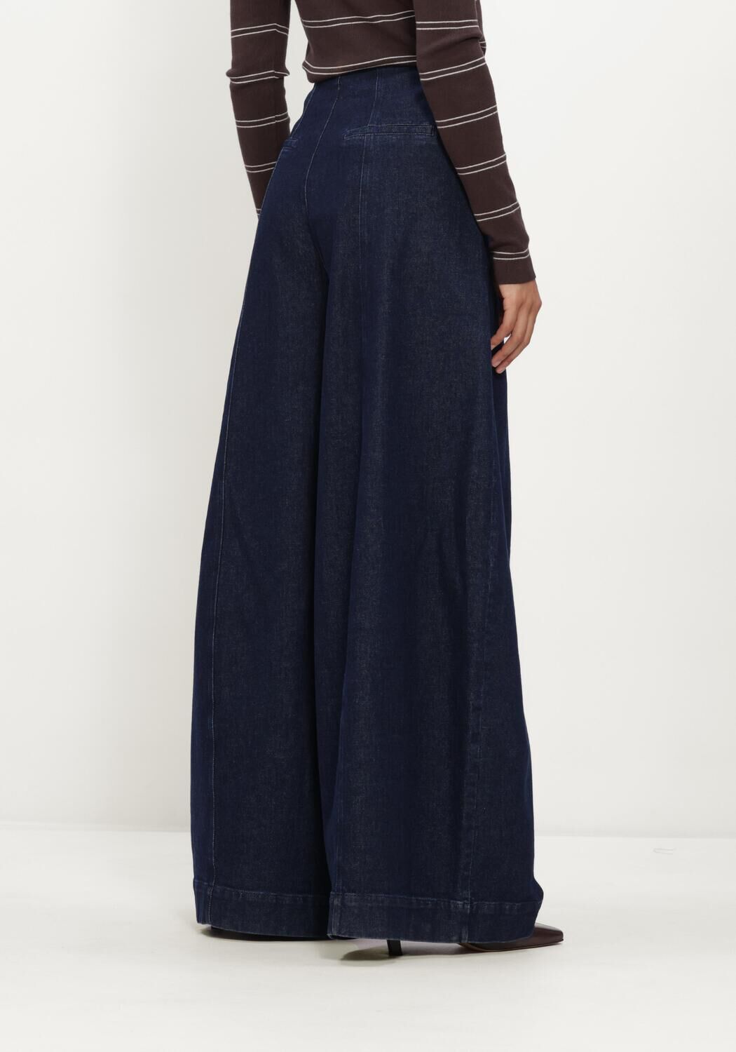 Blauwe CO'COUTURE Wide jeans MERLICC BARREL JEANS - large
