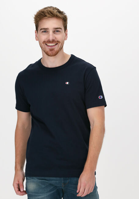 Donkerblauwe CHAMPION T-shirt SMALL C LOGO T-SHIRT - large