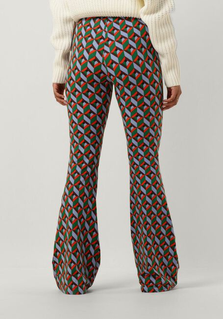 Multi COLOURFUL REBEL Flared broek GRAPHIC PEACHED EXTRA FLARE PANTS - large