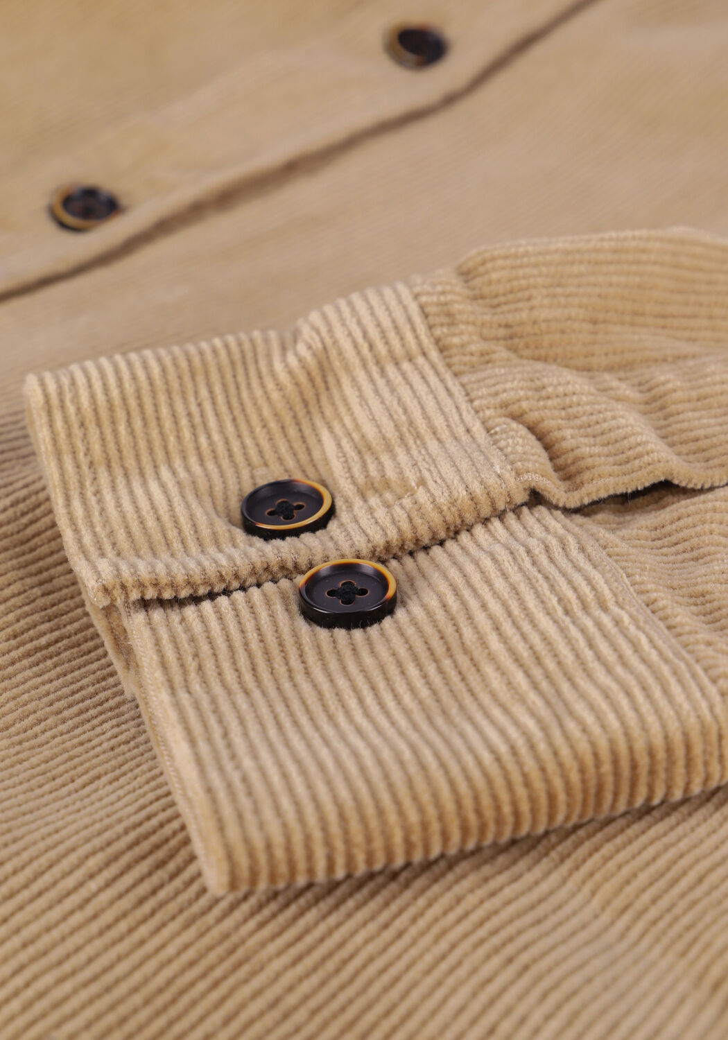 Beige ANERKJENDT Casual overhemd AKKONRAD CORD SHIRT - large