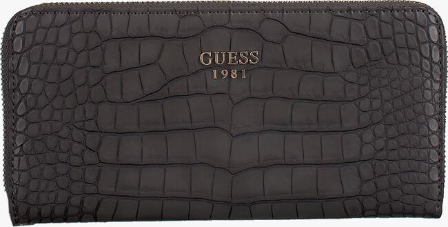 Grijze GUESS Portemonnee CATE SLG LARGE ZIP AROUND - large