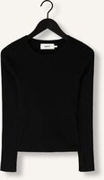 Zwarte MOVES Tops & T-shirts TWISTI O-NECK Zwarte MOVES Tops & T-shirts TWISTI O-NECK - medium
