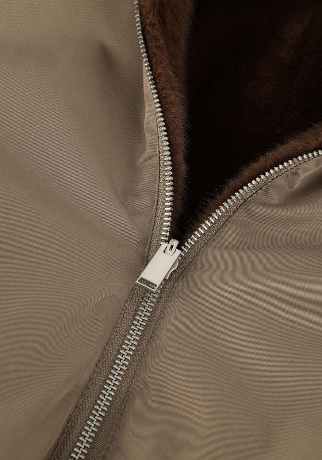 Bruine STUDIO AR Faux fur jas ETTA - large