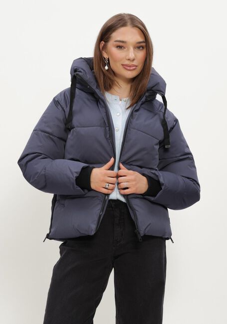 Donkerblauwe MSCH COPENHAGEN Gewatteerde jas MSCHPAVINARIA SHORT JACKET - large