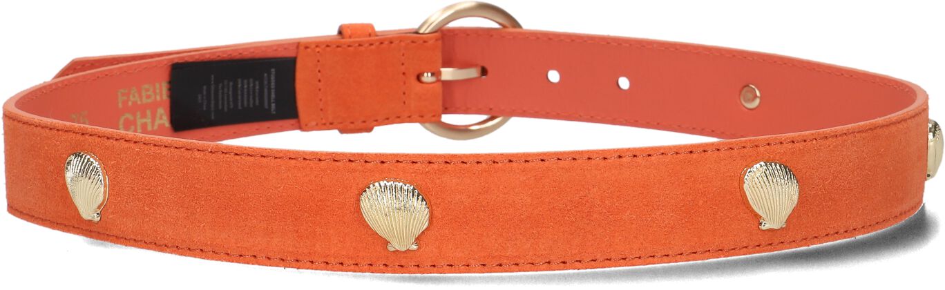 FABIENNE CHAPOT Dames Riemen Studded Shell Belt Oranje