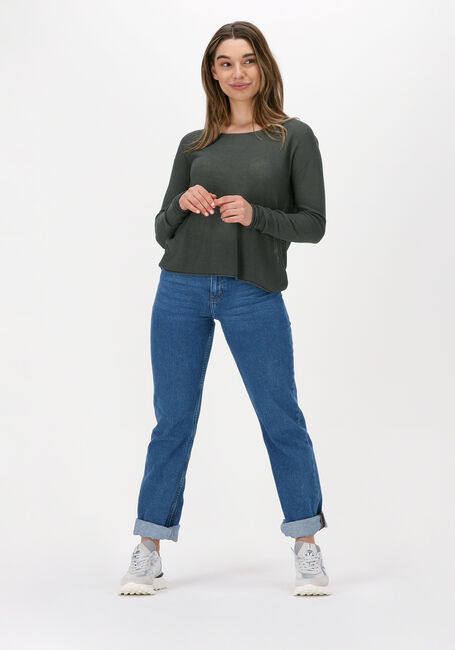 Groene SIMPLE Top KNITTED SWEATER ELLENA ES - large