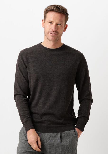 Bruine PROFUOMO Trui PULLOVER CREWNECK - large