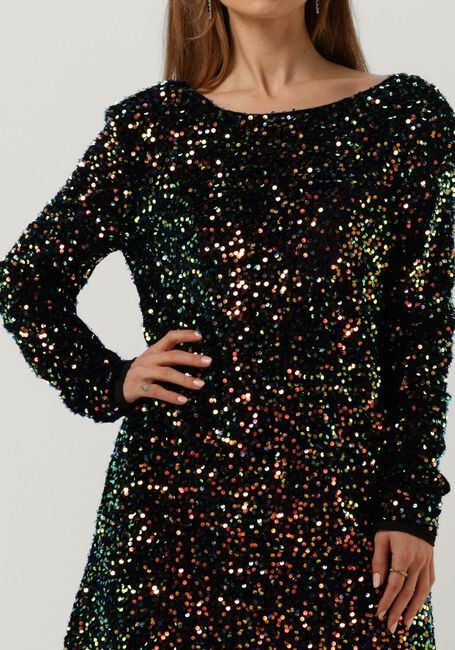 Multi COLOURFUL REBEL Mini jurk TINA SEQUINS STRAIGHT DRESS - large