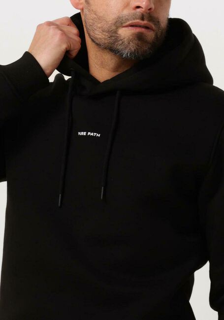 Zwarte PURE PATH Sweater ESSENTIAL LOGO HOODIE - large