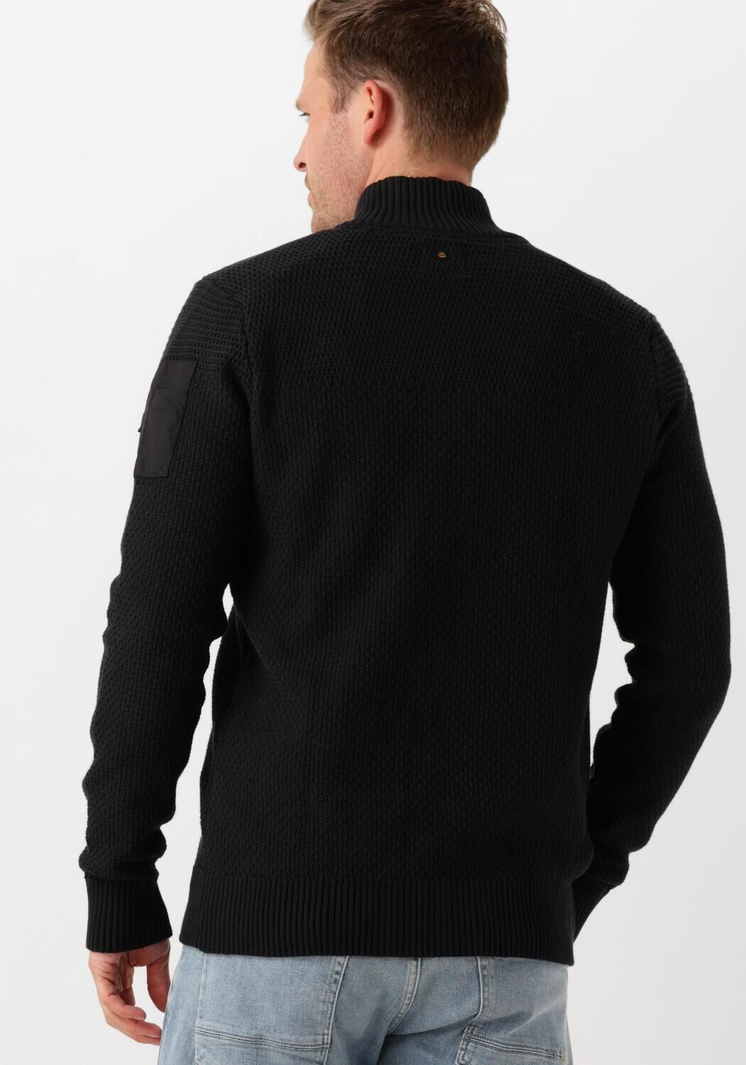 PME LEGEND Heren Truien & Vesten Zip Jacket Cotton Structure Zwart