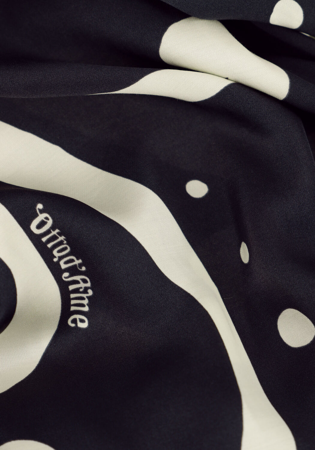 Donkerblauwe OTTOD'AME Maxi jurk ABITO DA4629 - large