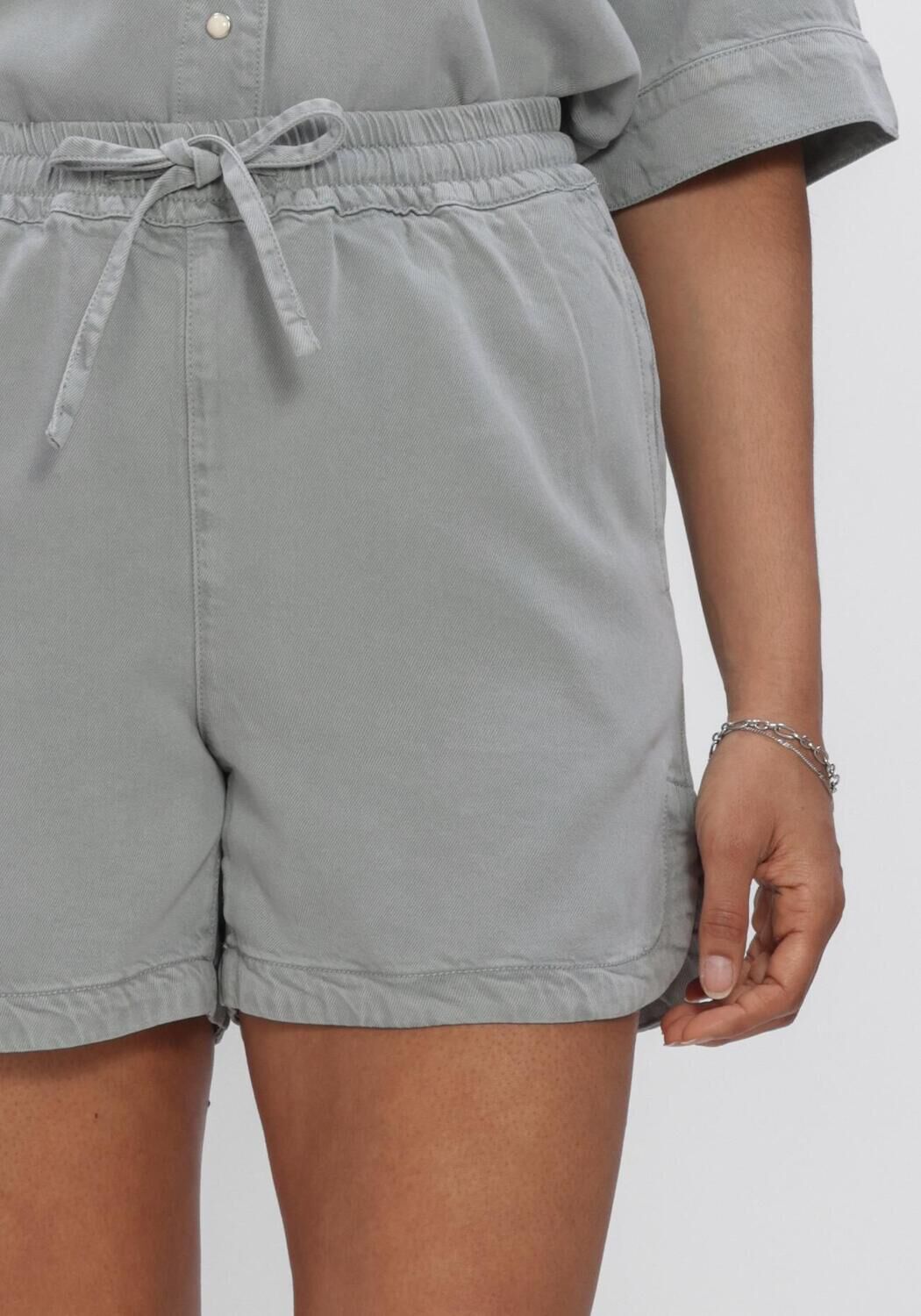 Blauwe OBJECT Korte broek OBJFRAME RE MW SHORTS NOOS - large
