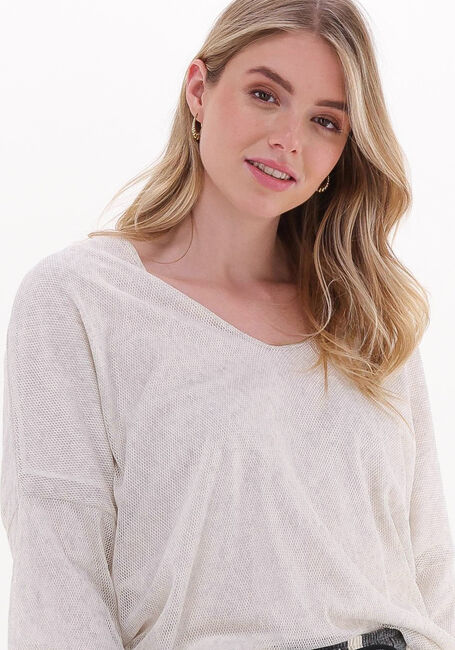 Creme 10DAYS Blouses DOUBLE JERSEY V-NECK TOP - large