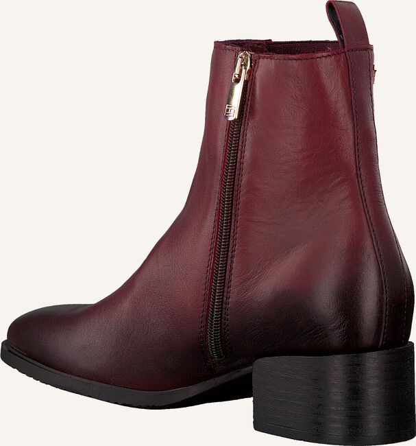 Rode TOMMY HILFIGER Enkellaarsjes SHADED FLAT Rode TOMMY HILFIGER Enkellaarsjes SHADED FLAT - large