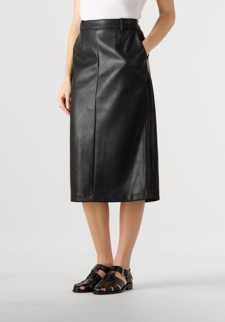 Zwarte NEO NOIR Minirok NETTI FAUX LEATHER SKIRT - large