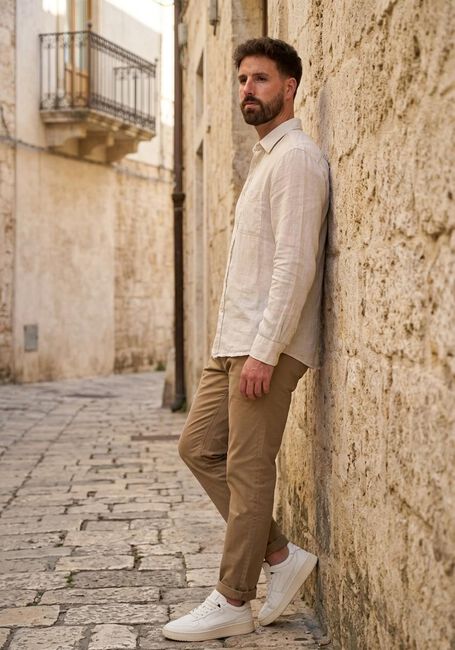 Beige BOSS ORANGE Casual overhemd RELEGANT_6 - large