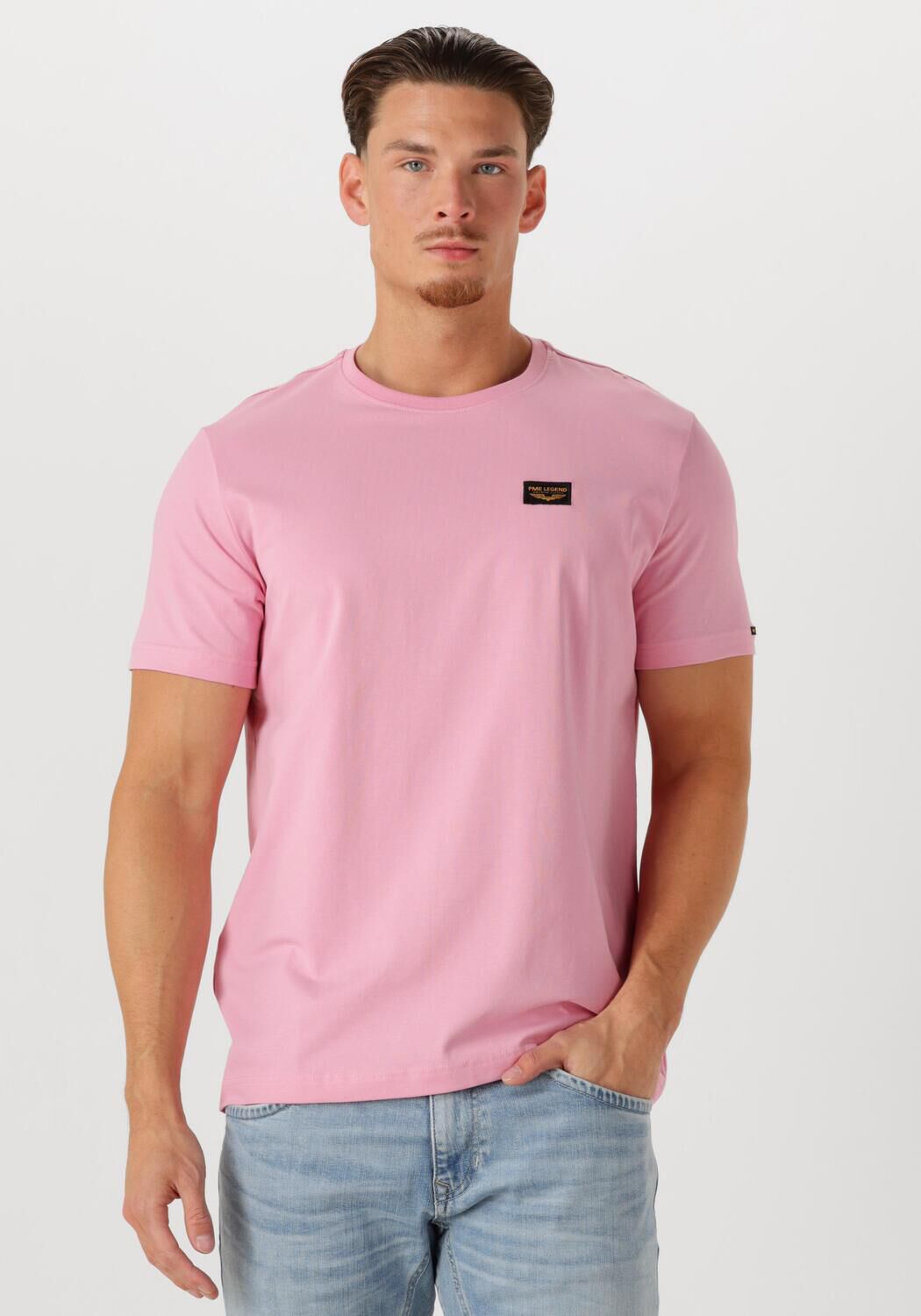 PME LEGEND Heren Polo's & T-shirts Guyver Tee Roze