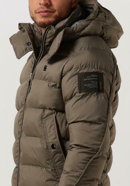 Bruine G-STAR RAW Gewatteerde jas G- WHISTLER PDD HDD JKT - large