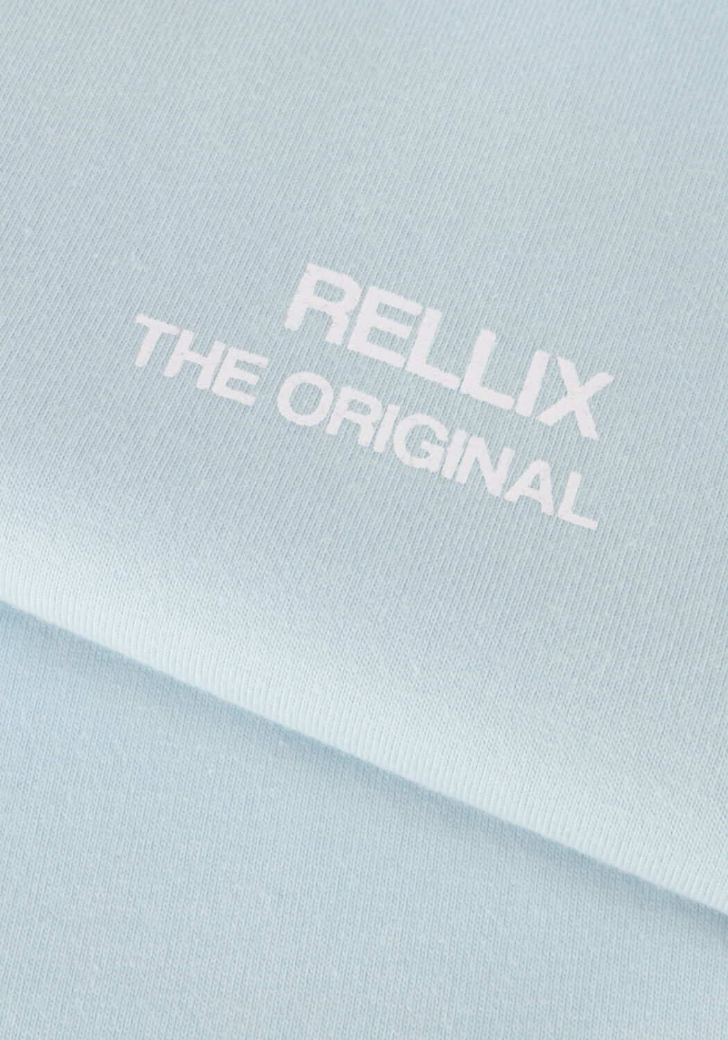 Lichtblauwe RELLIX T-shirt OVERSIZED T-SHIRT RELLIX BASIC - large