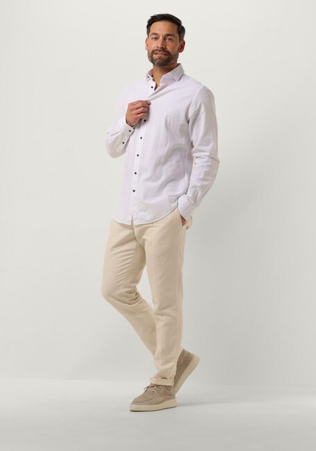 Witte PROFUOMO Klassiek overhemd SHIRT CUTAWAY SC COTTON LINNEN Witte PROFUOMO Klassiek overhemd SHIRT CUTAWAY SC COTTON LINNEN - large