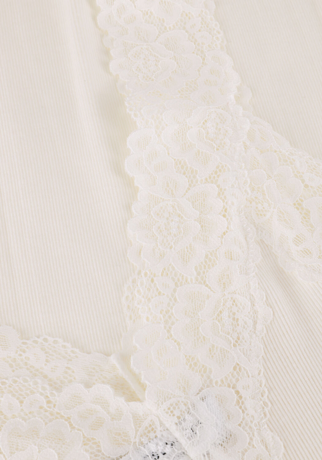 Witte ROSEMUNDE Top BERNADINE SL REGULAR V-NECK TOP - large