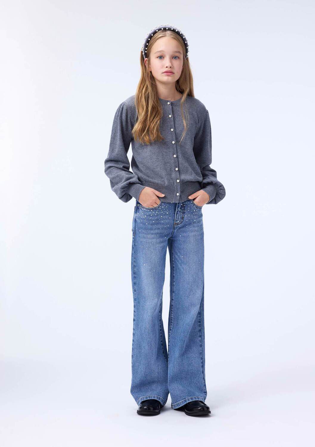 MOLO Meisjes Jeans Asta Blauw