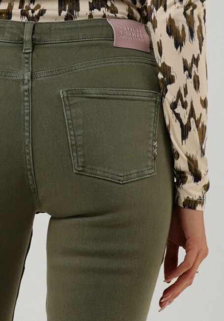 Olijf SCOTCH & SODA Skinny jeans HAUT SKINNY JEANS - GARMENT DYED COLOURS - large