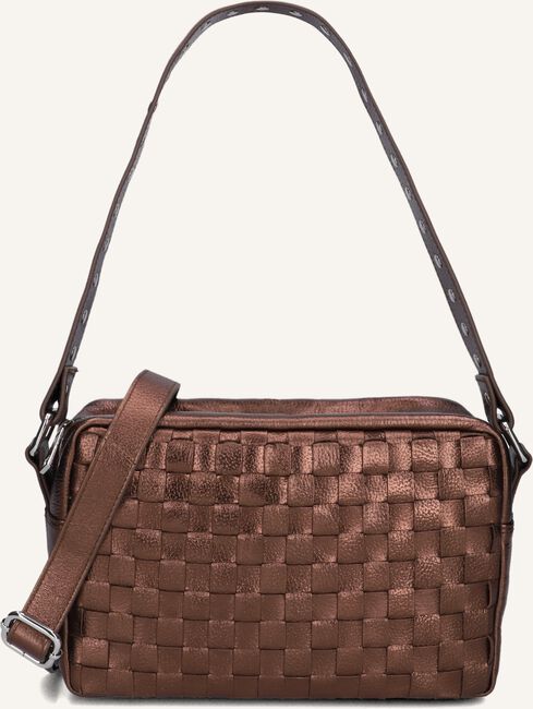 Bruine NÚNOO Schoudertas VILDA METALLIC Bruine NÚNOO Schoudertas VILDA METALLIC - large