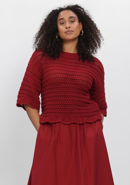 Rode MSCH COPENHAGEN Trui MSCHTABITHA FAIRYN 2 4 PULLOVER - large