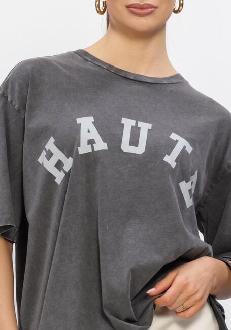 Zwarte HAUTE L'AMITI&Eacute; Tops & T-shirts NOMA ACID CURVE LOGO TEE - large