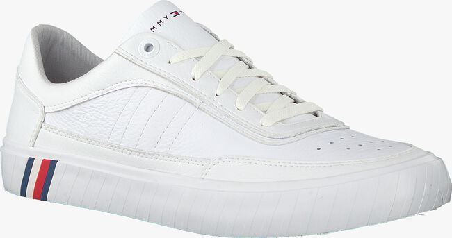 Witte TOMMY HILFIGER Lage sneakers CORPORATE PREMIUM - large
