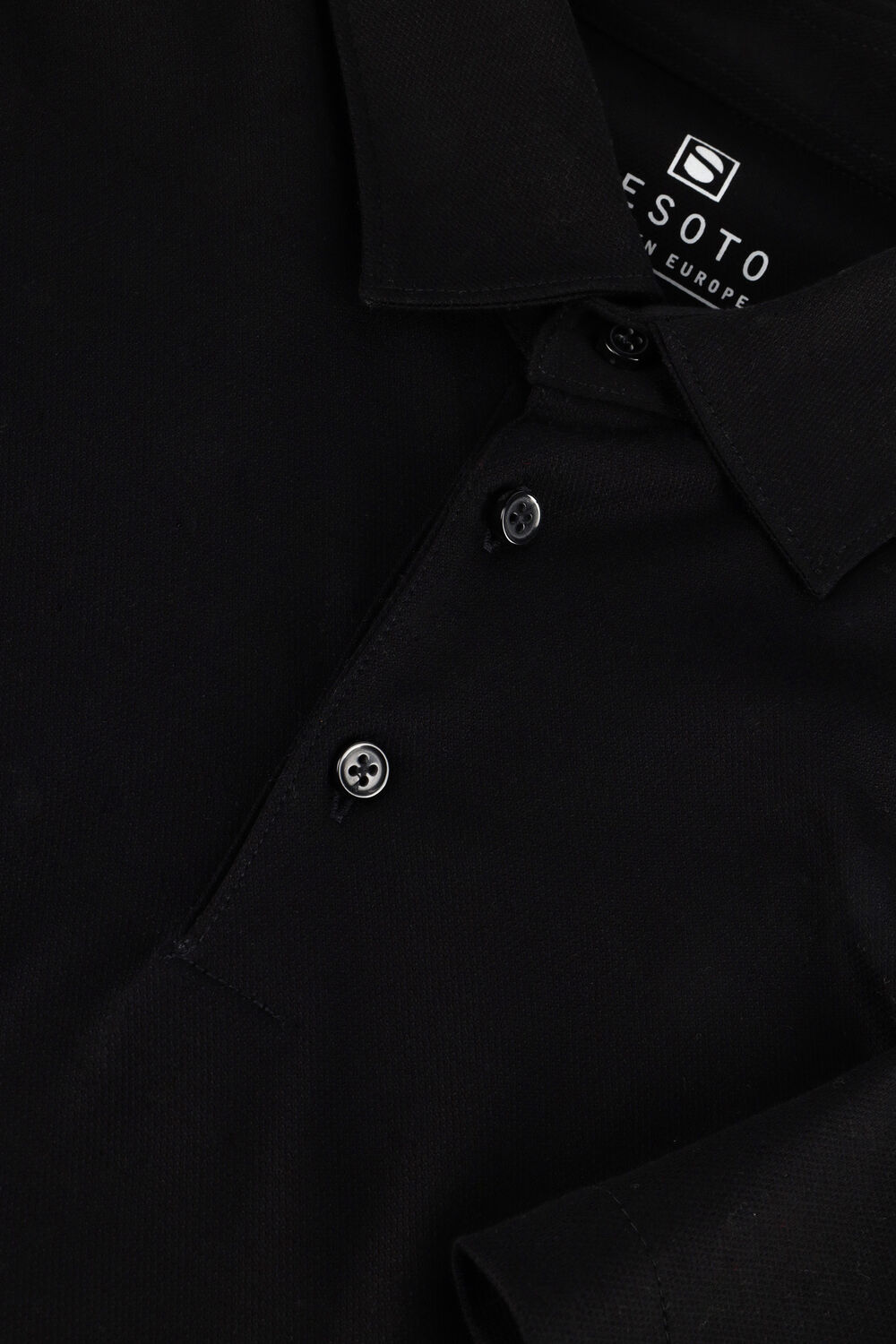 Zwarte DESOTO Polo DESOTO POLO KENT 1/2 - large