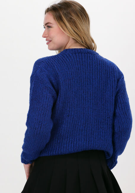 Donkerblauwe MODSTR&Ouml;M Trui VALENTIA O-NECK - large