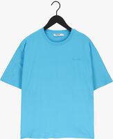 Blauwe NA-KD T-shirt ORGANIC LOGO OVERSIZED TEE