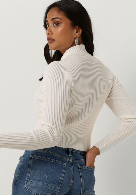 Witte TOMMY JEANS Trui TJW ZIP THRU BADGE CARDIGAN - large