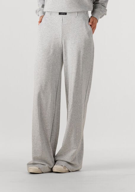 Lichtgrijze HAUTE L'AMITIÉ Wijde broek MINI CURVE LOOSE TALL PANT - large