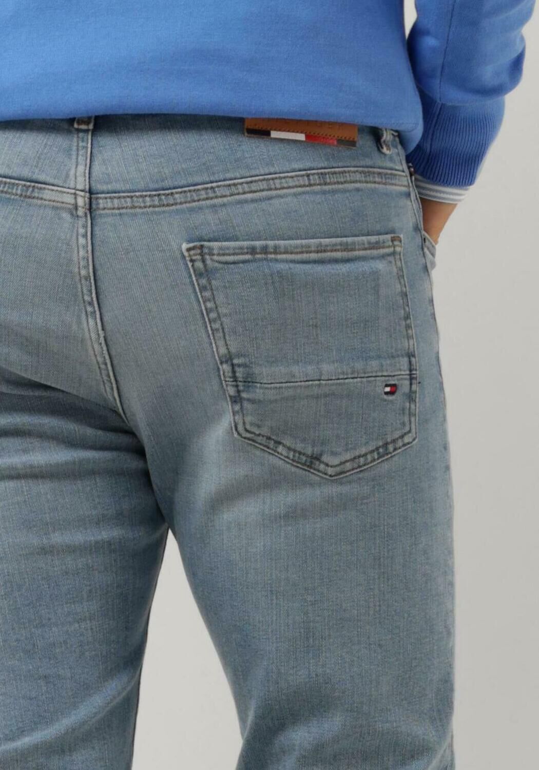 TOMMY HILFIGER Heren Jeans Slim Bleecker Pstr Bennet Blue Lichtblauw