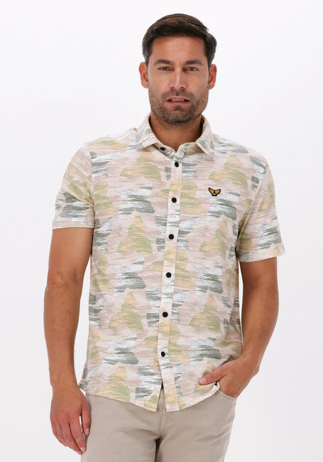 Multi PME LEGEND Casual overhemd SHORT SLEEVE SHIRT PRINT ON JERSEY SLUB - large