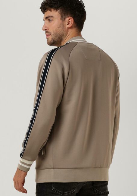 Taupe CRUYFF Vest SANTINO SCUBA TRACK TOP - large