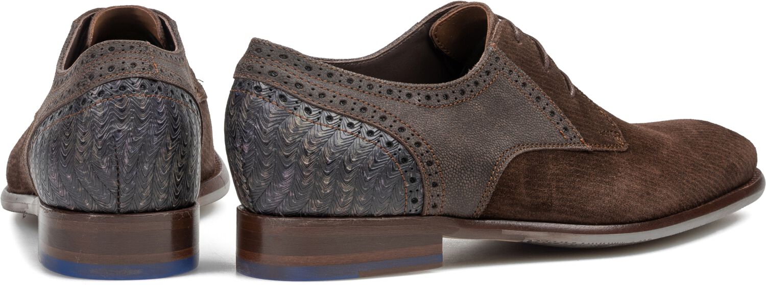 FLORIS VAN BOMMEL Bruine Nette Schoenen Sfm-30361 De Stapper